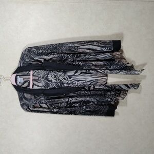 6151 Alberto Mikali animal print multi-media jacket L